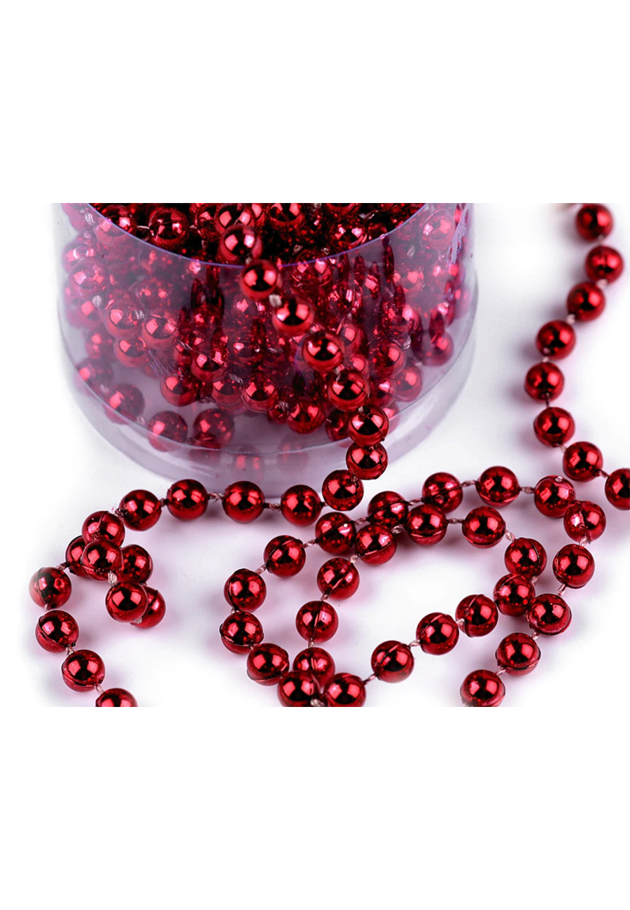Perlenkette Ø 6 mm Weihnachten Perlenkette Ø 6 mm Weihnachten