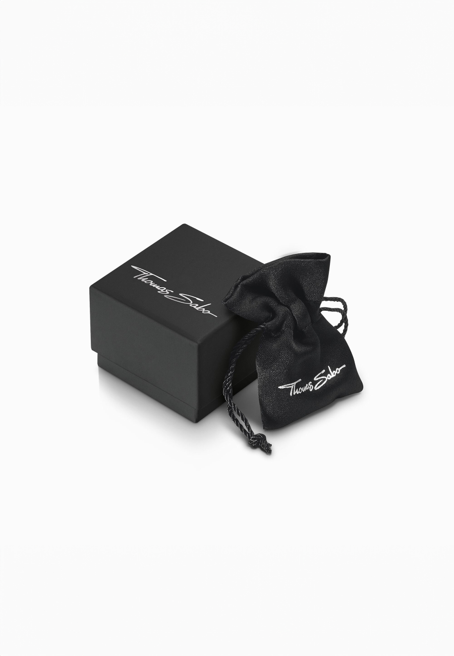 Boucles d'Oreilles Classiques Pavé Noir
