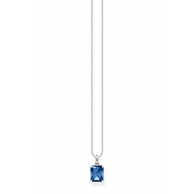 Necklace Blue Stone Silver
