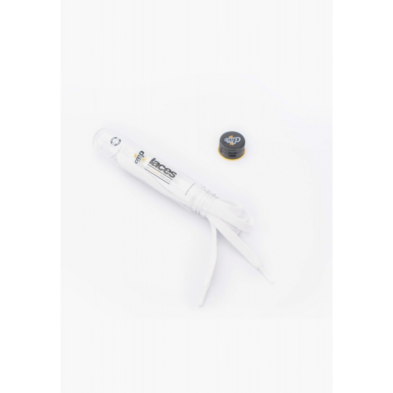 Crep Protect Laces White Flat
