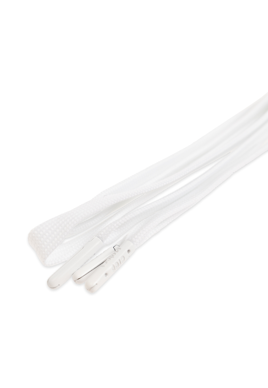 Crep Protect Laces White Flat