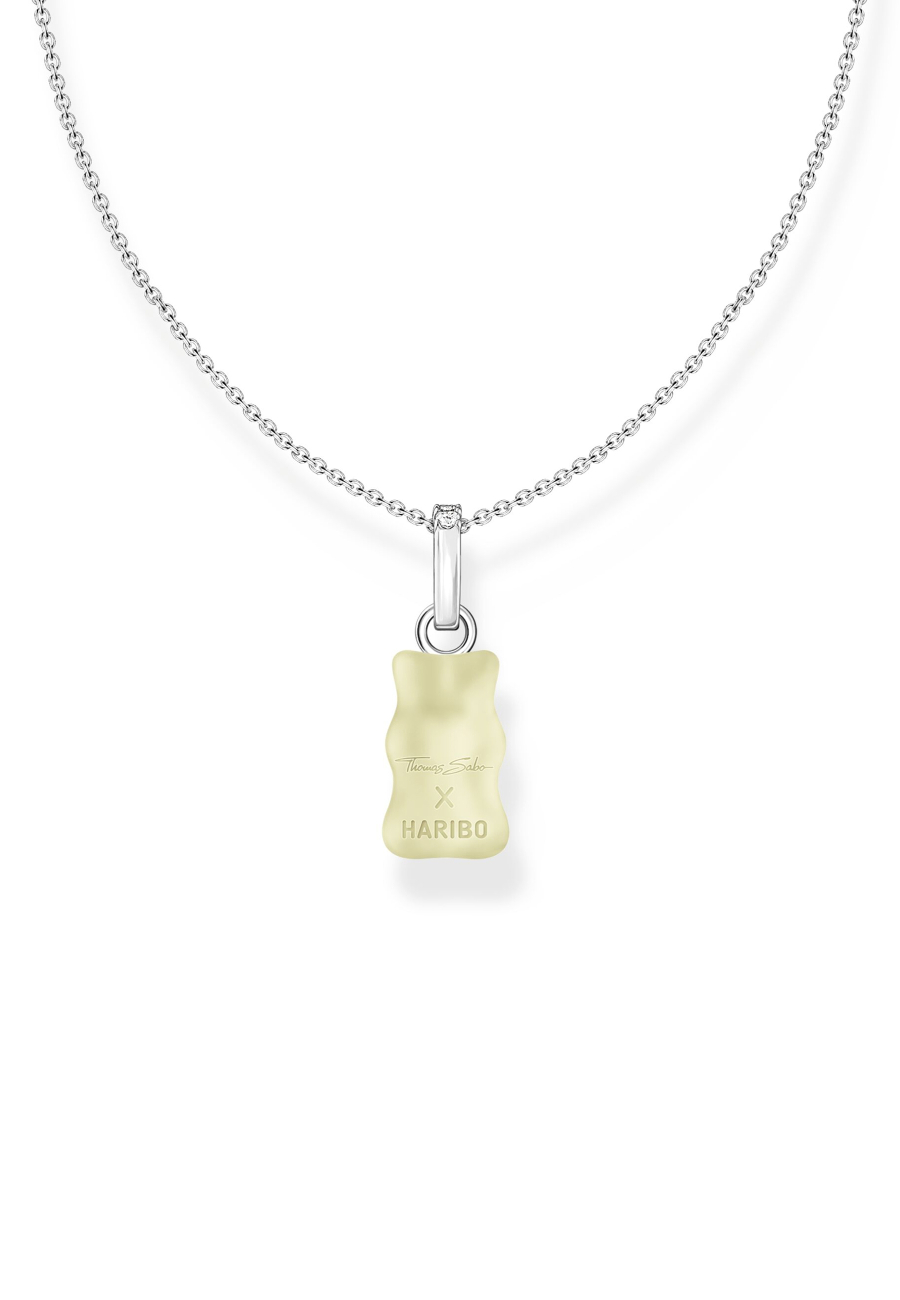 Collier HARIBO Ours d'or Blanche