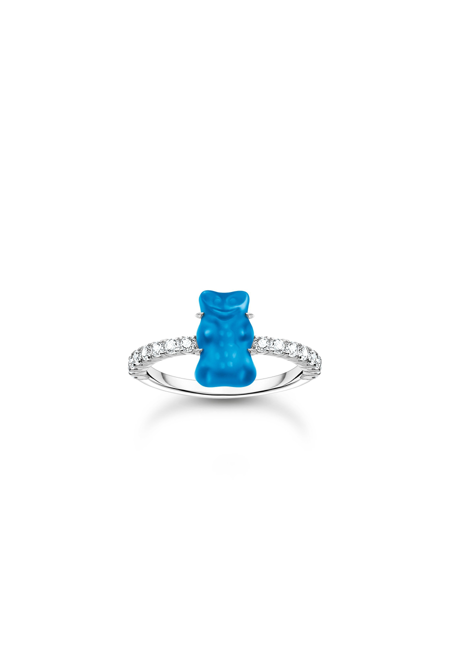 Anillo HARIBO Oso de Oro Azul