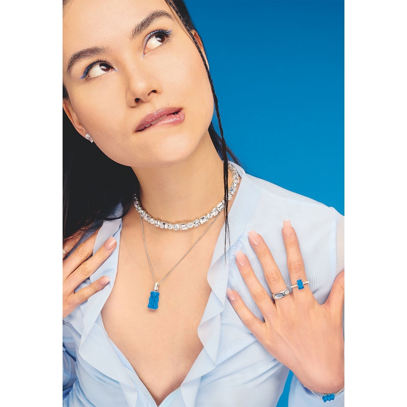 Anillo HARIBO Oso de Oro Azul