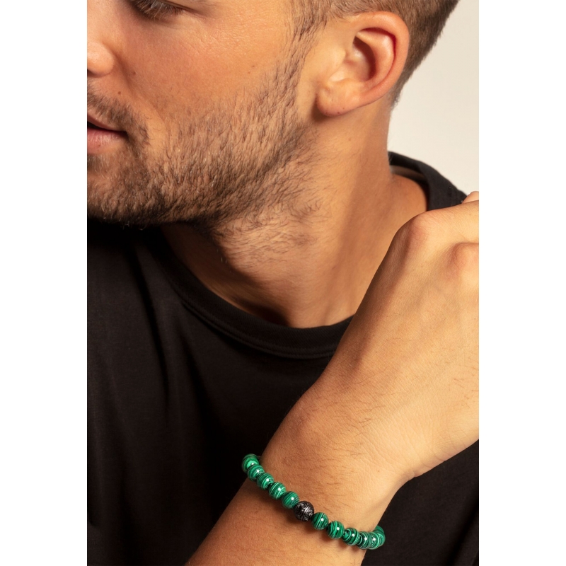 Bracelet Black Cat Green