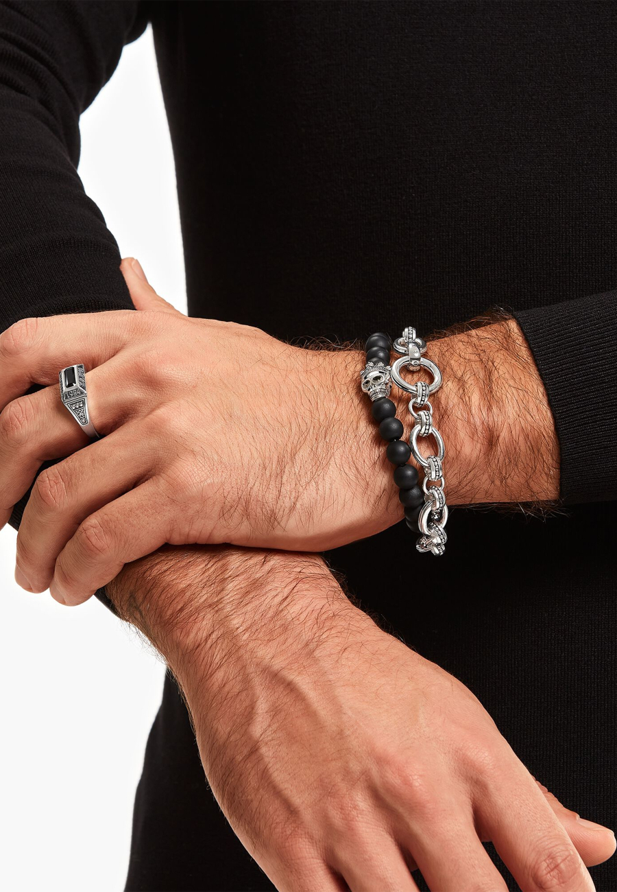Pulsera Calavera Rey Negro