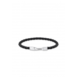 Pulsera Cuero Negro