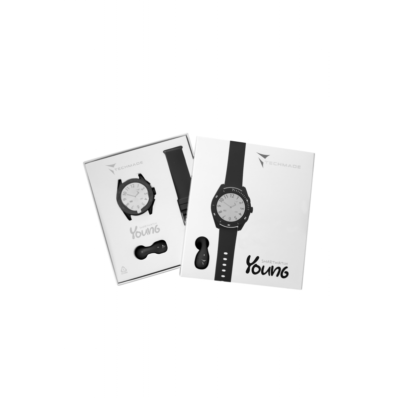 Smart Watch Young Black Bundle