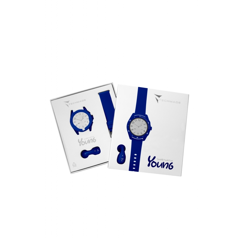 Smart Watch Young Blue Bundle