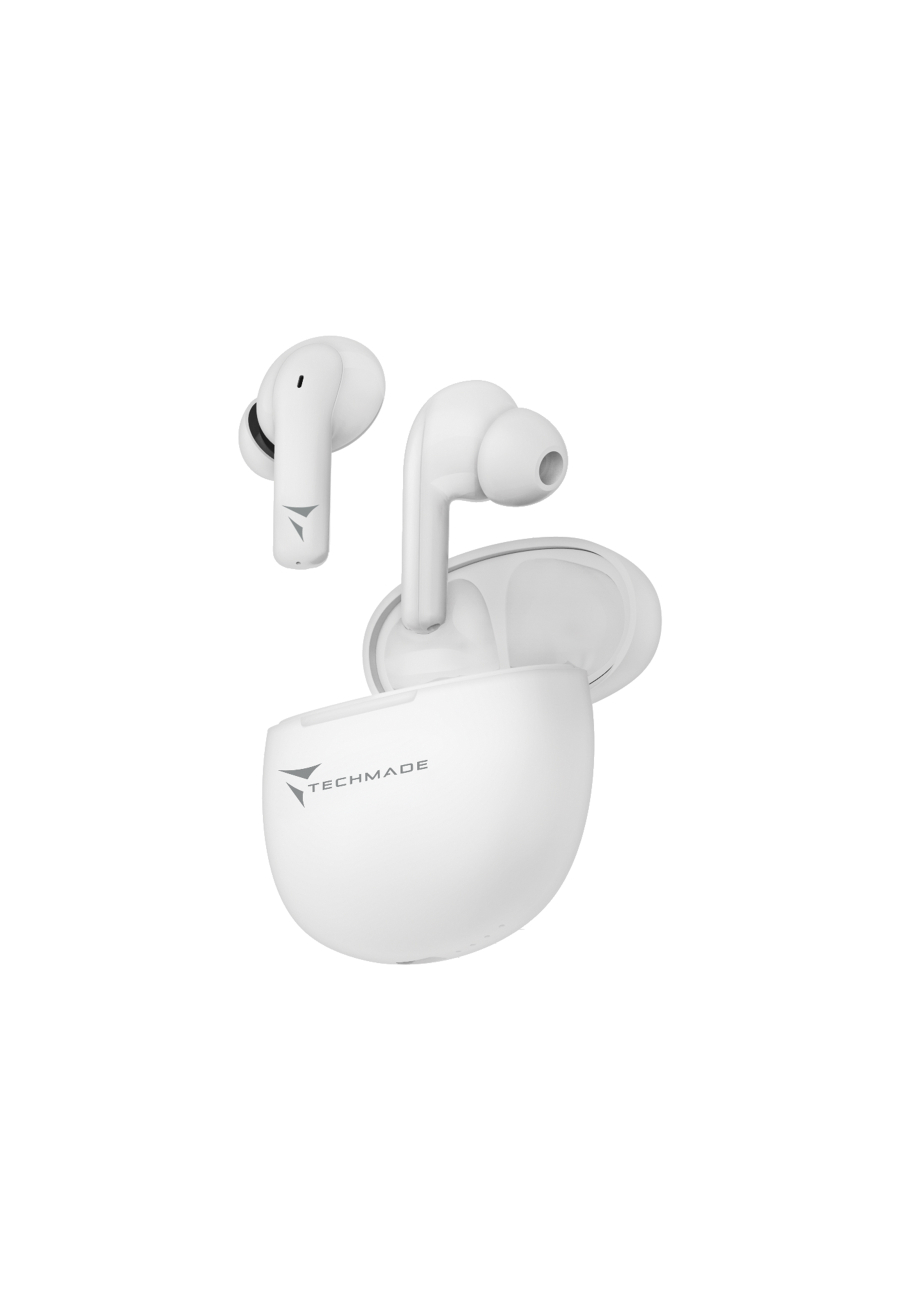 Techmade Earbuds K201E White