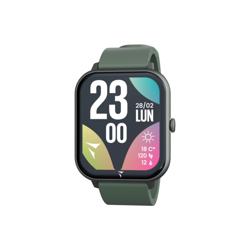 Smart Watch Glow Dark Green