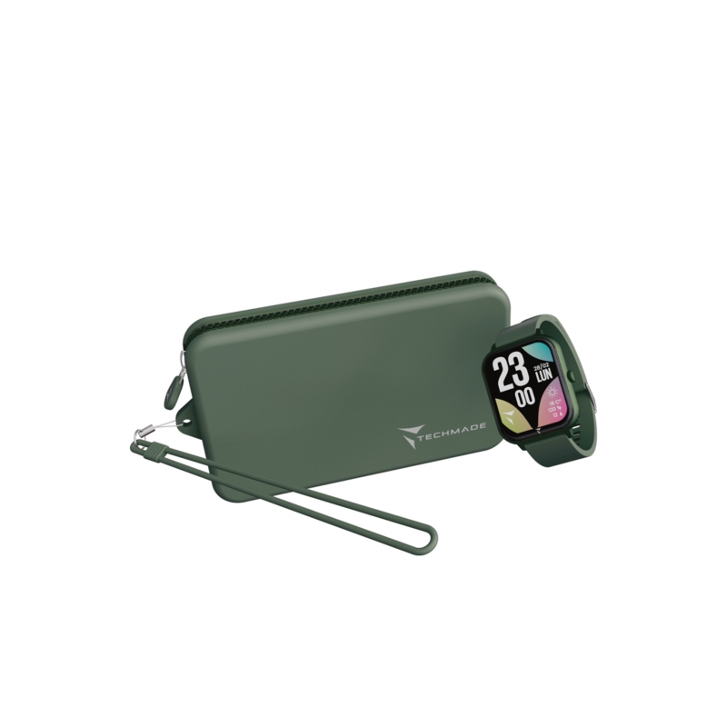 Smart Watch Glow Dark Green