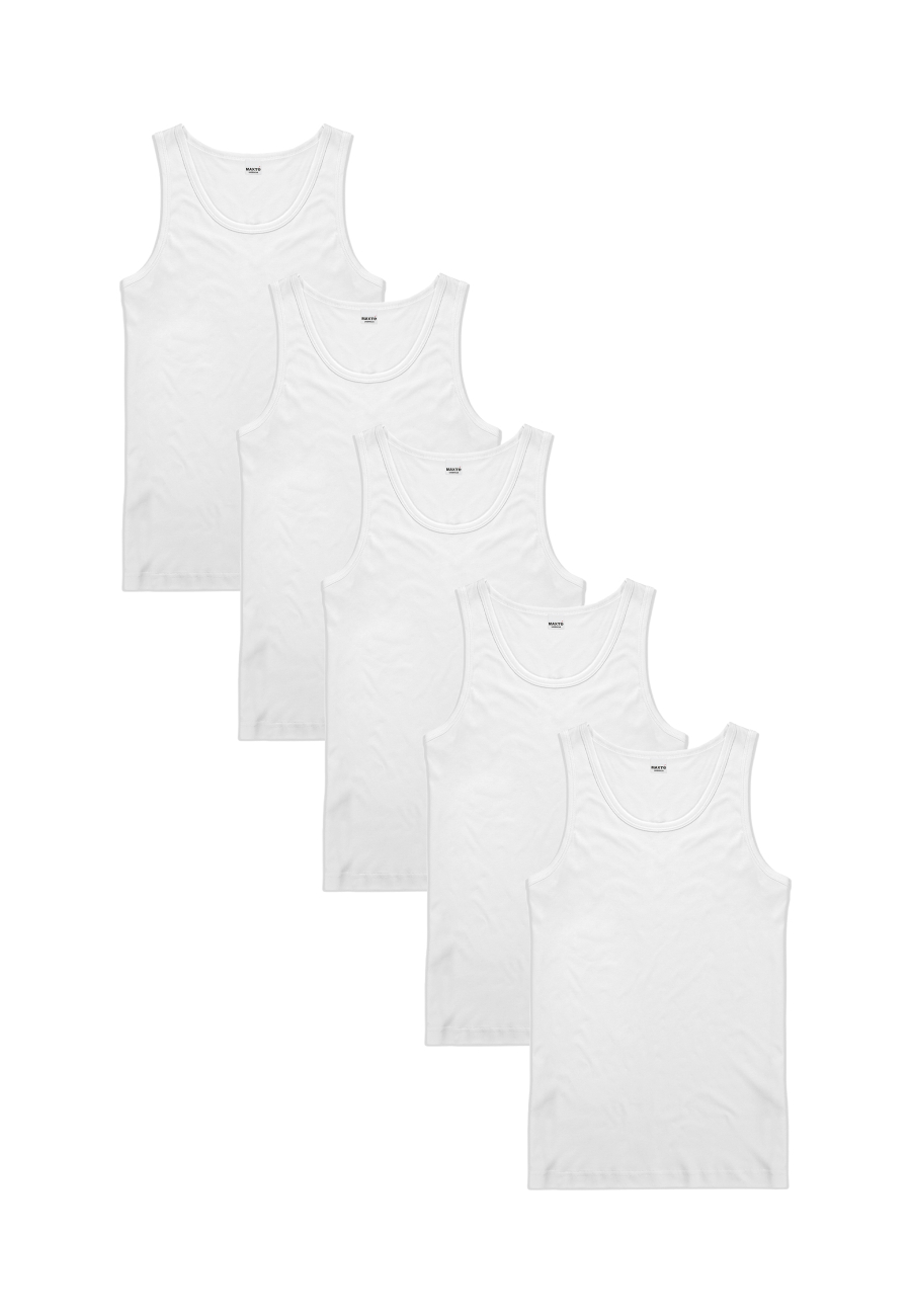 BASIC MAX Pack de 5 Camisetas Sin Mangas