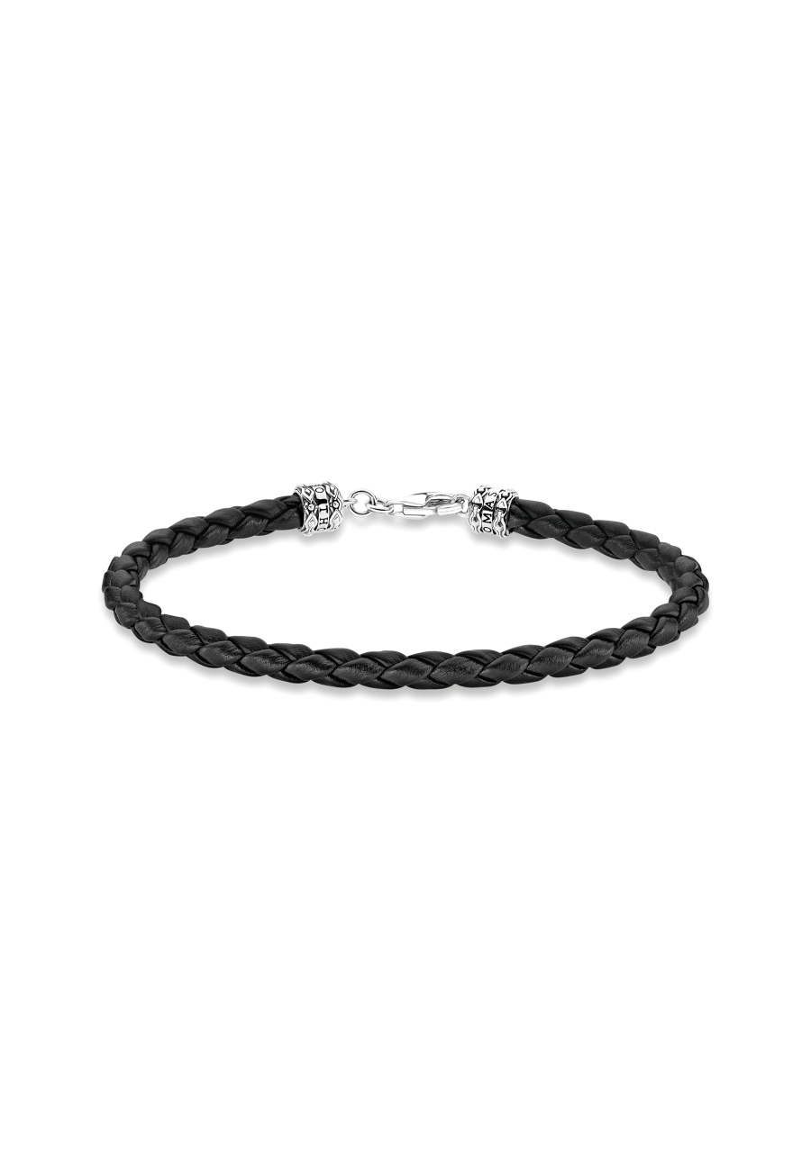 Bracelet Black Leather