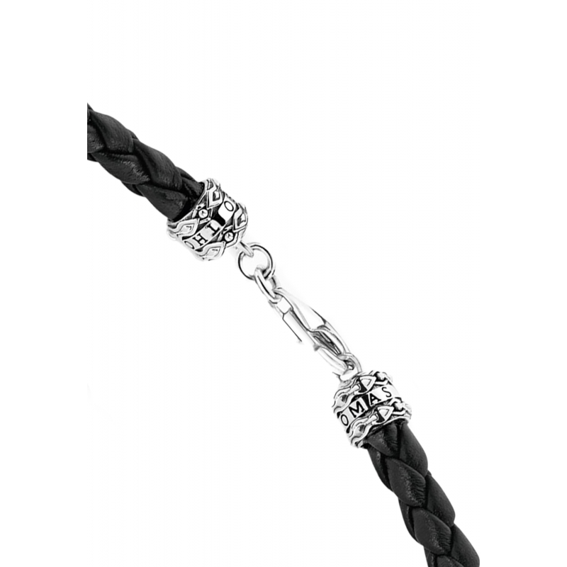Armband Schwarzes Leder