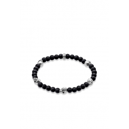 Bracelet Skull Black