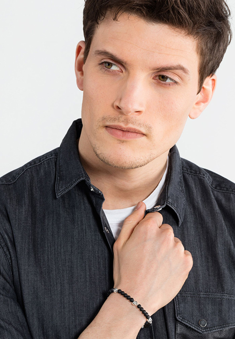 Bracelet Skull Black