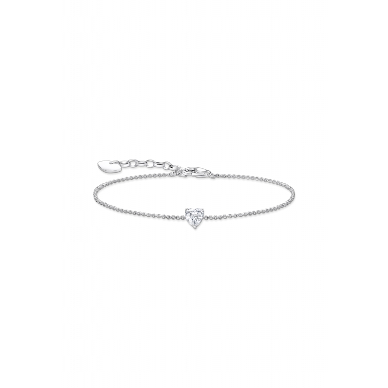 Pulsera Corazón Plata