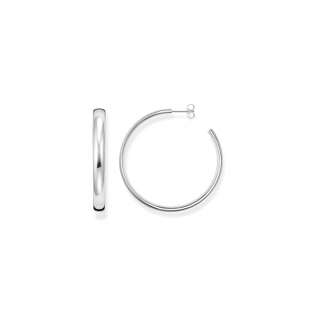 Boucles d'oreilles Grandes Chunky Argent