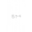 Ear Studs Classic Pavé White