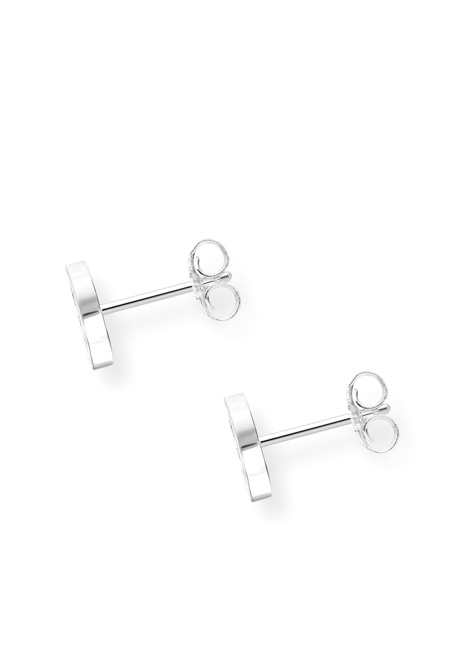Ear Studs Classic Pavé White