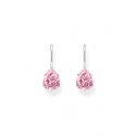 Earrings Pink Drop Zirconia
