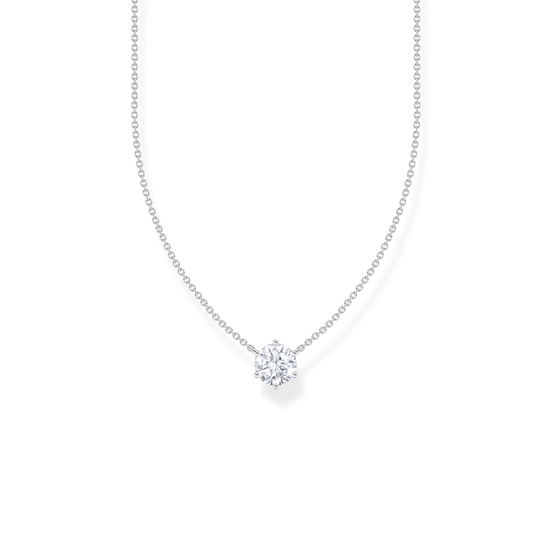 Collier Zirconia Blanc