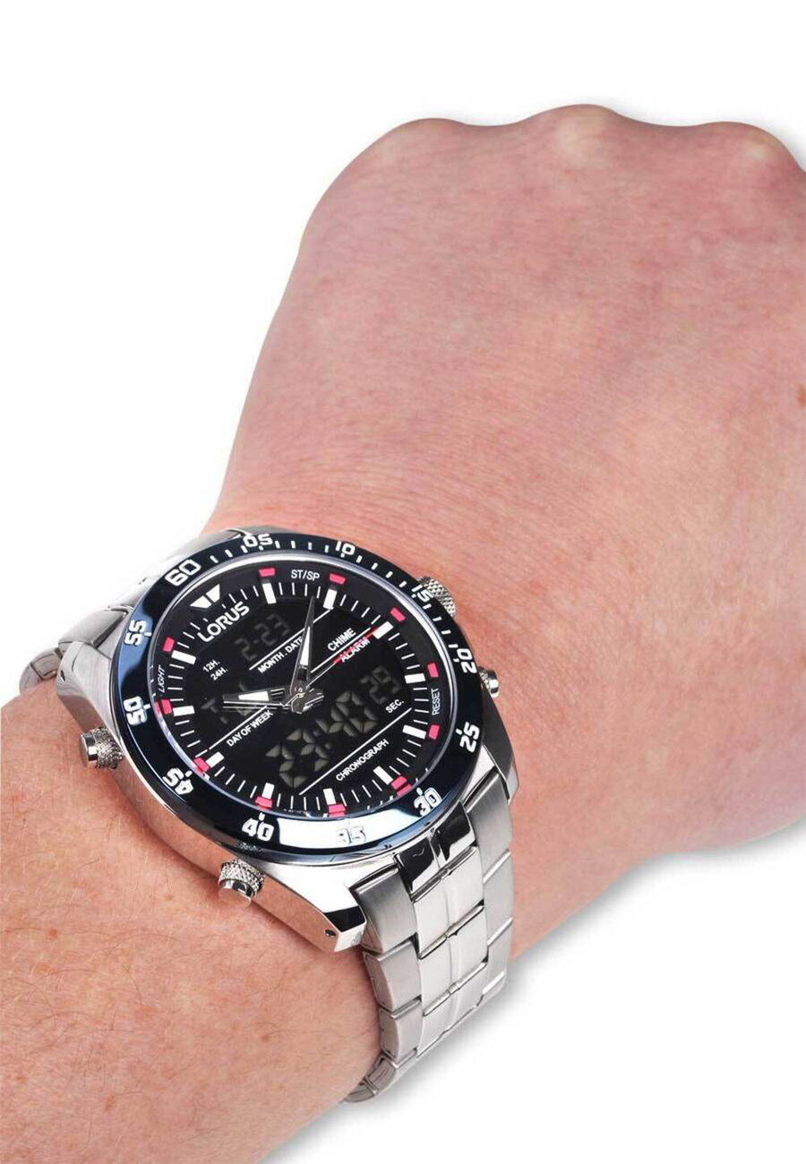 Lorus Herren Digital Silber Lorus Herren Digital Silber