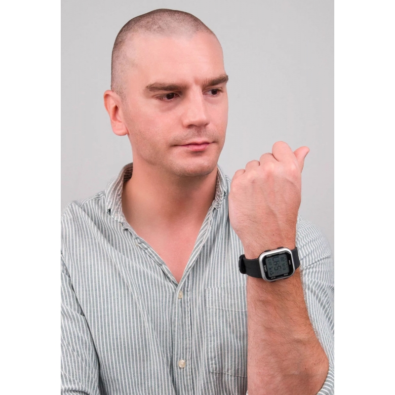 Lorus Herren Digital Schwarz