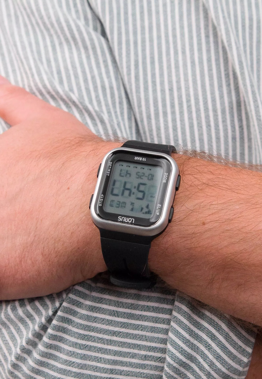 Lorus Men Digital Black