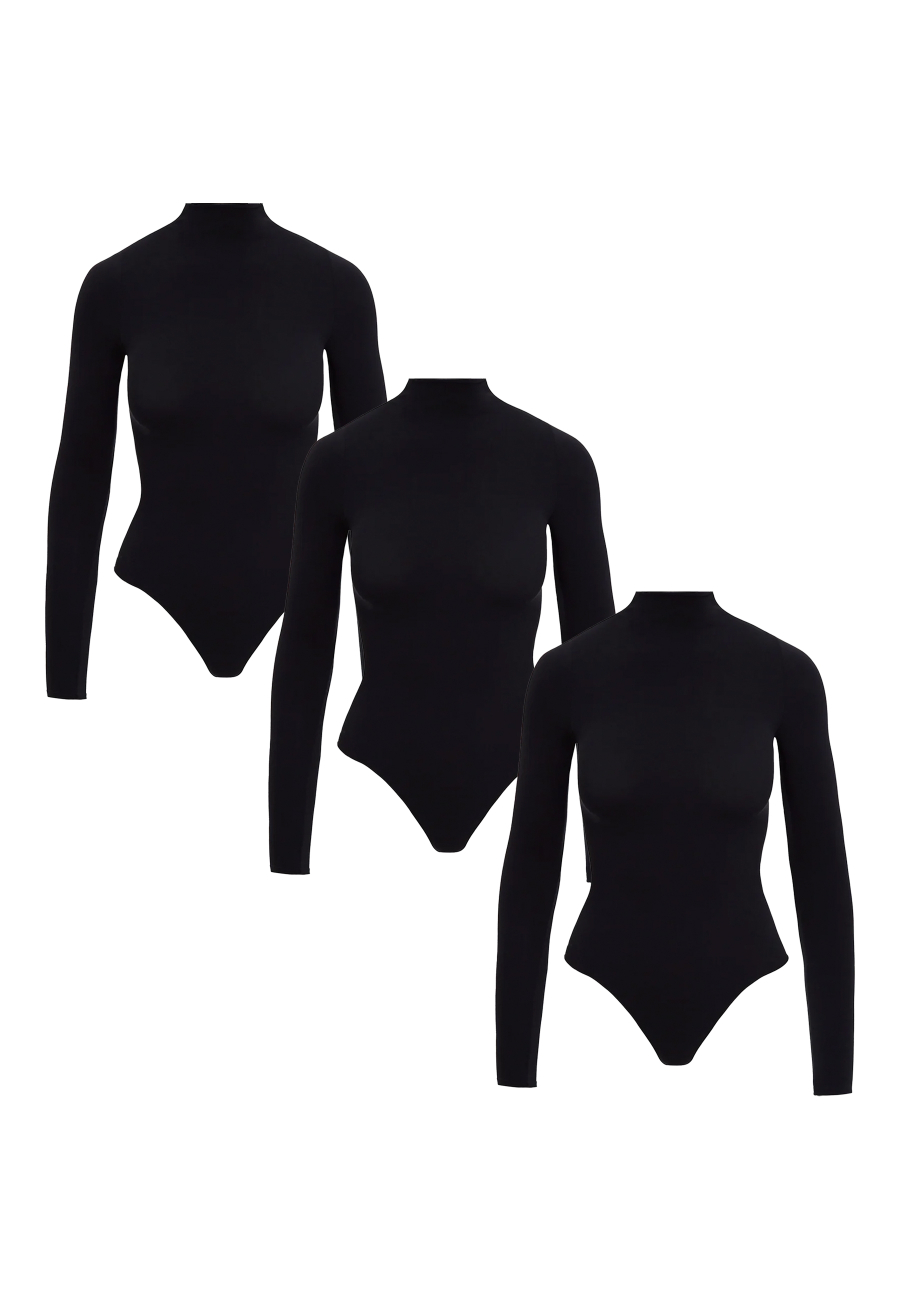 BASIC MAX Body col Montant Femme Pack de 3 BASIC MAX Body col Montant Femme Pack de 3