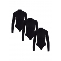 BASIC MAX Body col Montant Femme Pack de 3 BASIC MAX Body col Montant Femme Pack de 3