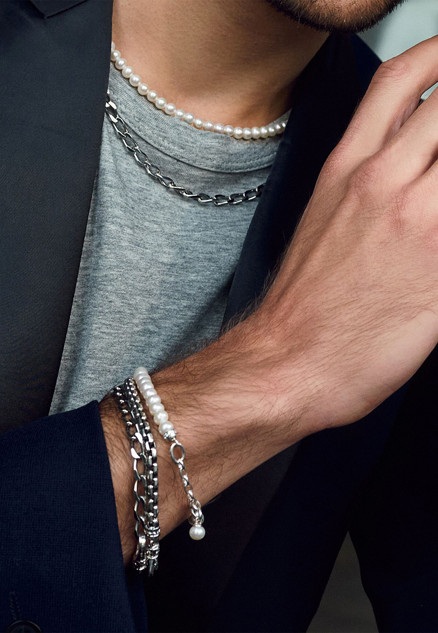 Bracelet Curb Silver