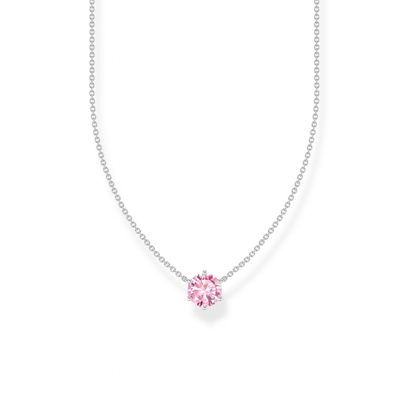 Collar Rosa Zirconia