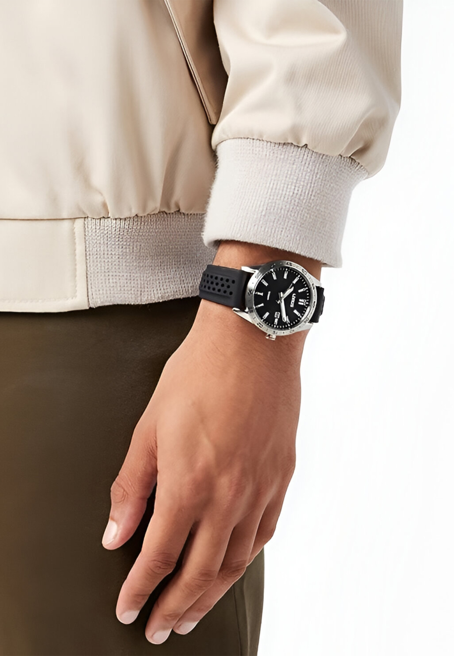 Lorus Silikon Herren Schwarz