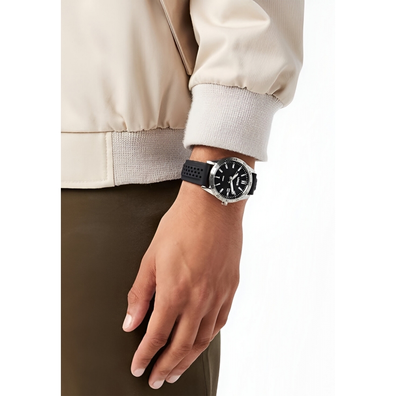 Lorus Silikon Herren Schwarz