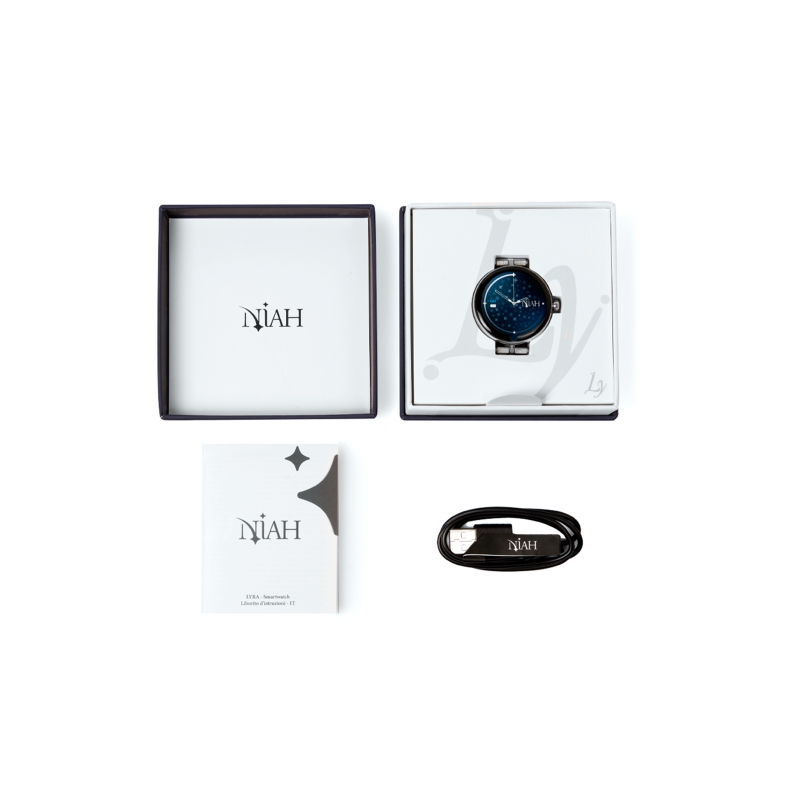 Smartwatch Lyra Medium Mesh Silber