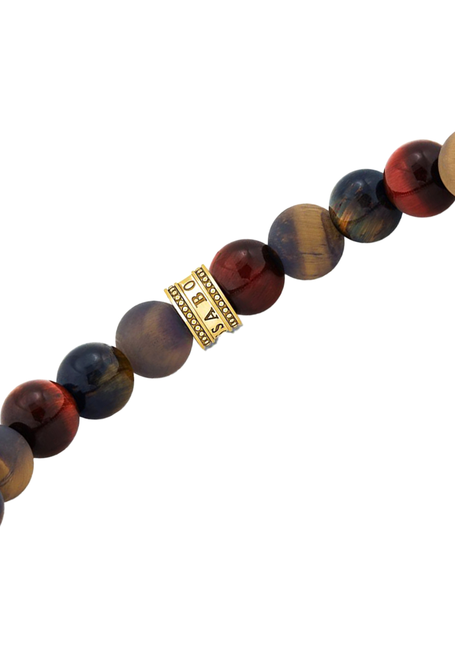 Pulsera Ojo de Tigre Oro