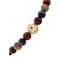 Pulsera Ojo de Tigre Oro