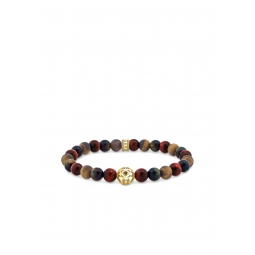 Pulsera Ojo de Tigre Oro