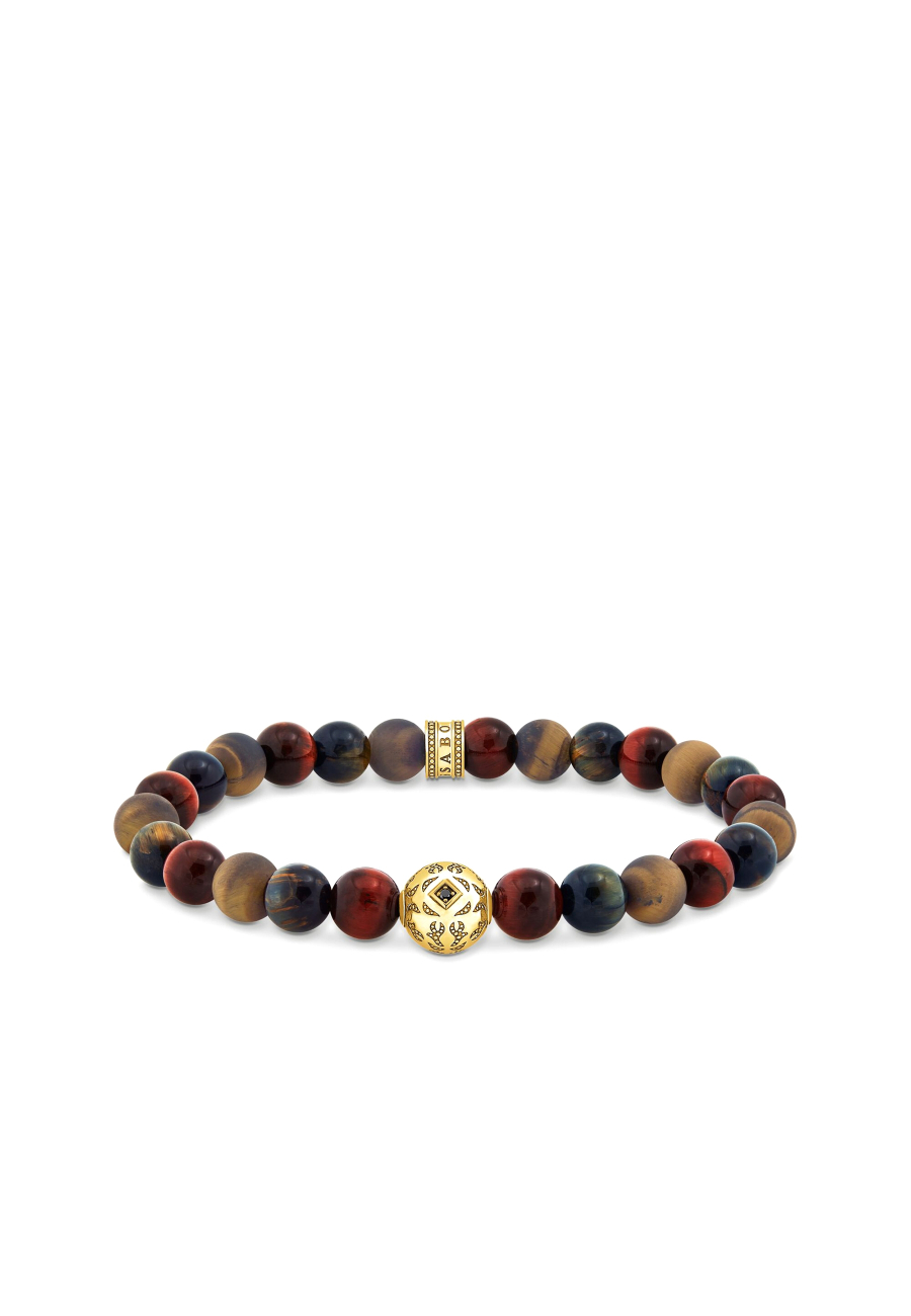 Armband Tigerauge Gold