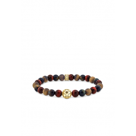 Pulsera Ojo de Tigre Oro