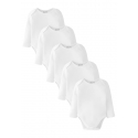 Baby Body Anzug Langarm Unisex 5er-Pack