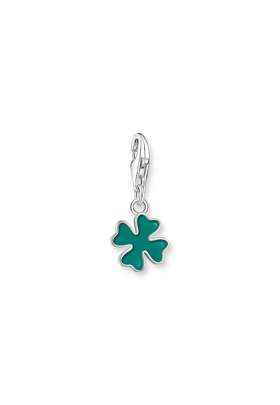 Charm-Anhänger Grünes Kleeblatt