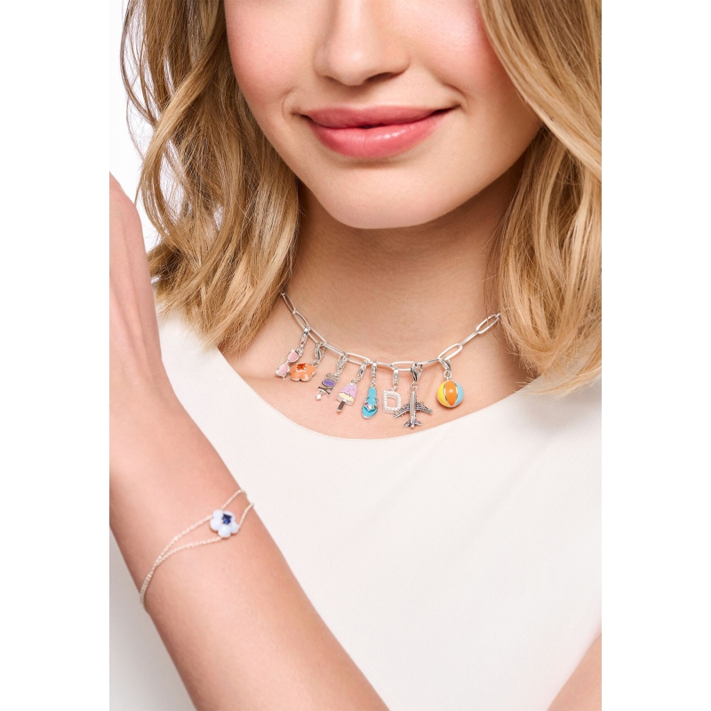 Pendentif Charm Lunettes de soleil roses