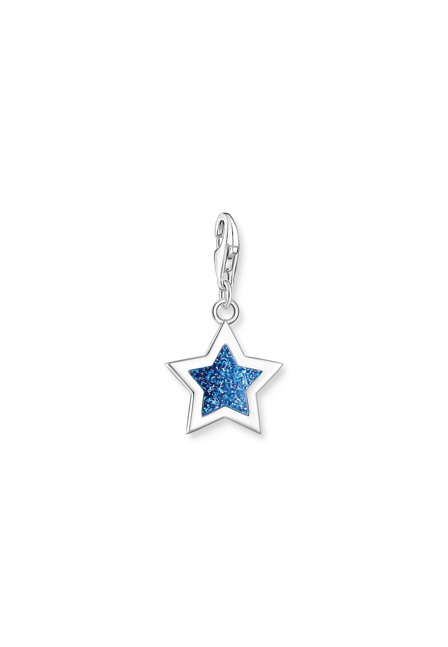 Pendentif Charm étoile bleue