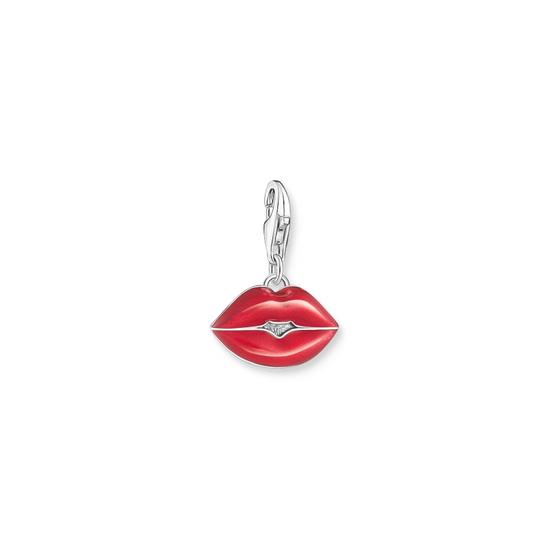 Charm Pendant Red Lips