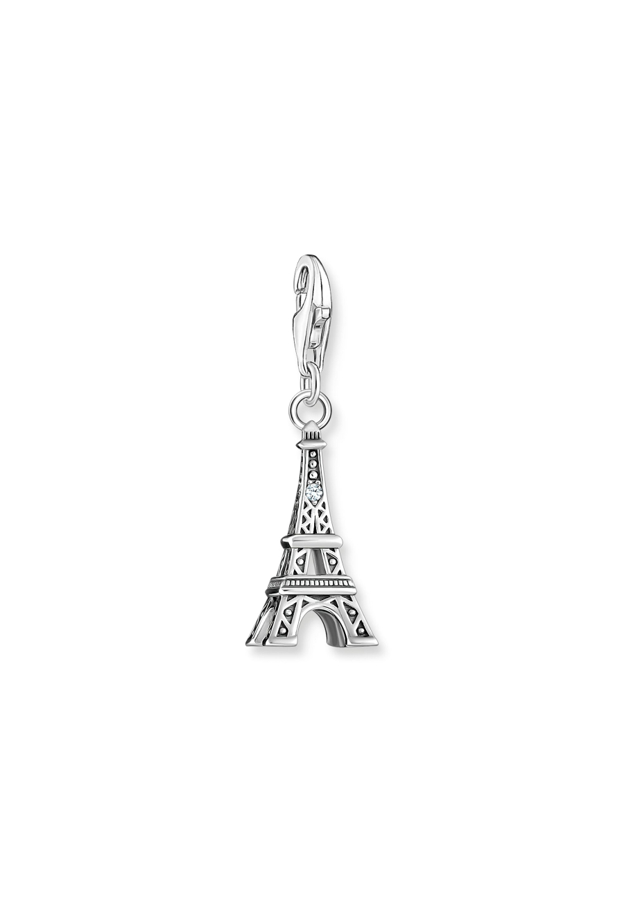 Pendentif Charm Tour Eiffel Zirconia blanc