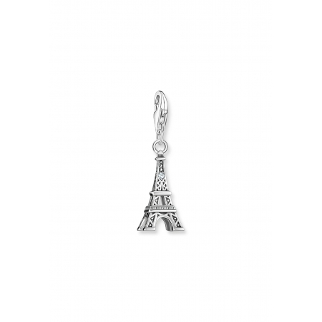 Charm Pendant Eiffel Tower White Zirconia