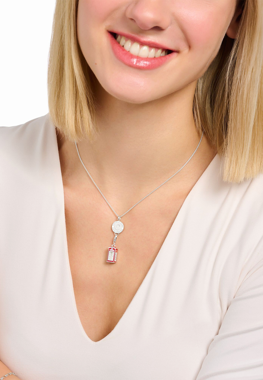 Pendentif à breloques LONDON Telephone Box